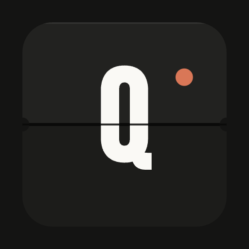 Qlip — Minimalist Flip Clock & Focus